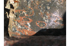 Västervik-Fleckengestein 1800 Mio. Jahre alt © GeoPark Nordisches Steinreich